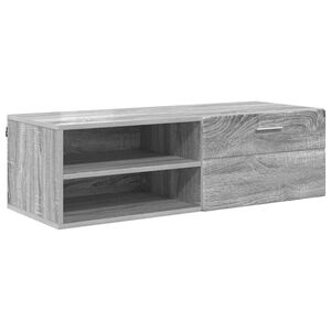vidaXL Tre skap 100,5 x 39 x 30 cm Gr&aring; Sonoma Konstruert tre
