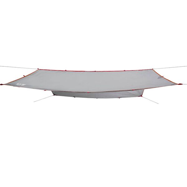 vidaXL Campingpresenning grå og oransje 360x294 cm vanntett