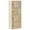 vidaXL Bokhylle sonoma eik 40x24x102 cm konstruert tre