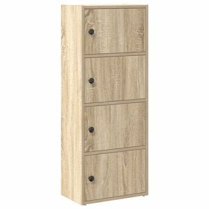 vidaXL Bokhylle sonoma eik 40x24x102 cm konstruert tre