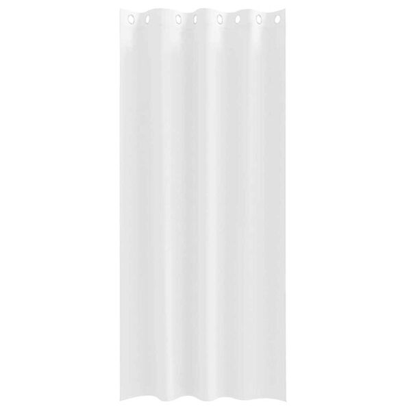 vidaXL M&oslash;rkleggende Gardiner med Ringer 2 pcs Ren Hvit 245 x 140 cm