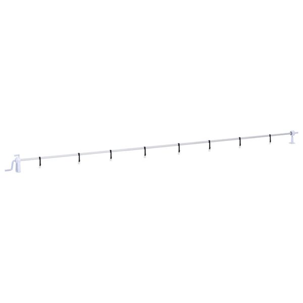 vidaXL Oppruller til bassengtrekk med plastbase