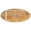 vidaXL Bordplate 120x50x3,8 cm oval heltre mango