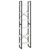 vidaXL Oppbevaringshylle hvit 60x30x210 cm heltre furu