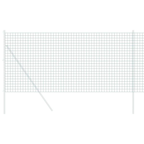 vidaXL Euro gjerde grønn 1.2 x 25 m PVC-belagt jern