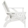 vidaXL Adirondack hagestol hvit 75x77x77 cm heltre furu