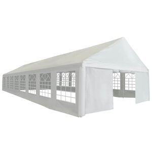 vidaXL Festtelt PE 6x16 m hvit