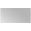 vidaXL Baderomsspeil med LED 30x60 cm