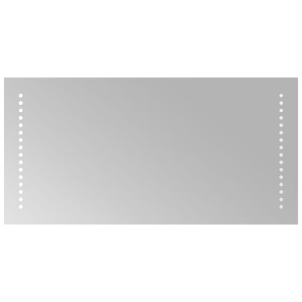 vidaXL Baderomsspeil med LED 30x60 cm