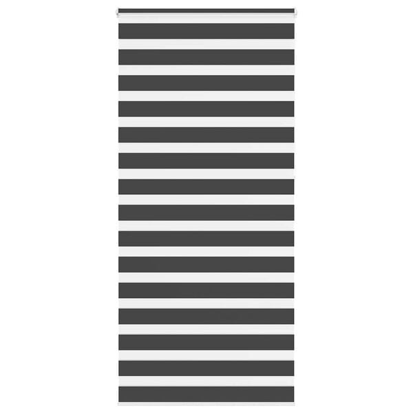 vidaXL Sebragardin svart 115x230 cm stoff bredde 110,9 cm polyester