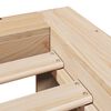 vidaXL Sengeramme uten madrass 140x190 cm heltre furu