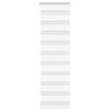 vidaXL Sebragardin hvit 40x100 cm stoff bredde 35,9 cm polyester