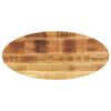 vidaXL Bordplate 110x40x2,5 cm oval heltre mango