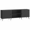 vidaXL TV-skap 150 x 31 x 50 cm Svart Konstruert tre