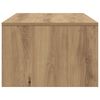 vidaXL Veggmontert skrivebord Veggmontert Artisan Eik 100 x 45 x 30 cm