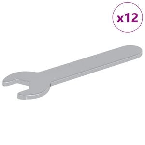vidaXL Skiften&oslash;kkel 12 stk. s&oslash;lv 10 mm Jern