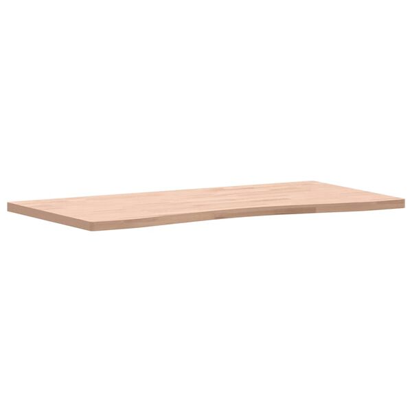 vidaXL Bordplate 100x(45-50)x2,5 cm heltre b&oslash;k