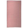 vidaXL Utend&oslash;rs flatvevd teppe 80x150 cm r&oslash;d