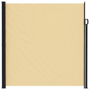 vidaXL Utklappbart side markise sand 600 x 180 cm Polyester