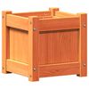 vidaXL Plantekasser 2 stk brun heltre furu