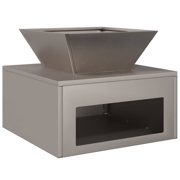 vidaXL B&aring;lplass Rusten 50 x 50 x 40 cm Cortenst&aring;l