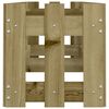 vidaXL Plantekasse med gjerdedesign 200x30x30 cm impregnert furu