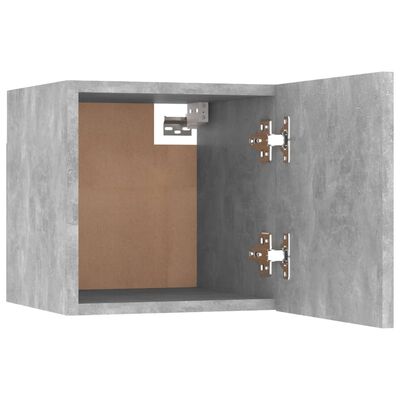 vidaXL Nattbord betonggrå 30,5x30x30 cm sponplate