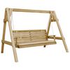 vidaXL Huskebenk til hage impregnert furu 205x150x157 cm