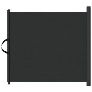 vidaXL Uttrekkbar kj&aelig;ledyrport svart 82,5x125 cm