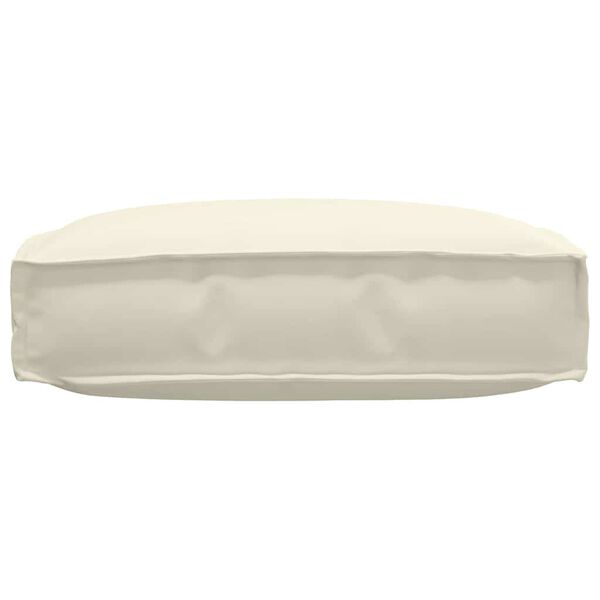 vidaXL Pallepute for sete Krem 60 x 60 x 12 cm Oxford-stoff