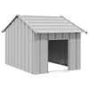 vidaXL Hundehus med tak 83x130x85 cm galvanisert st&aring;l