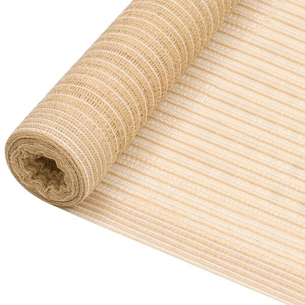 vidaXL Skjermnett beige 1,8x10 m HDPE 150 g/m&sup2;