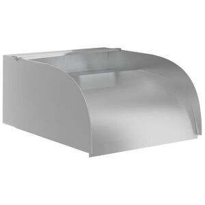 vidaXL Foss med lysdioder 30x34x14 cm rustfritt st&aring;l 304