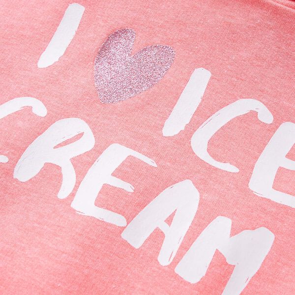 Hettegenser for barn knallrosa 128