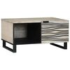 vidaXL Kaffebord Hvit 80 x 50 x 40 cm Konstruert tre