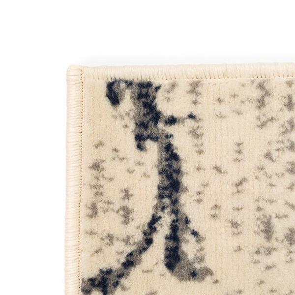 vidaXL Moderne teppe blomsterdesign 140x200 cm beige/bl&aring;