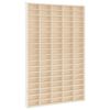 vidaXL Samlerutstillingsskap i tre med 90 rom 50,5x4,5x79cm
