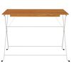 vidaXL Sammenleggbart bistrobord 100x54x71 cm heltre akasie og stål