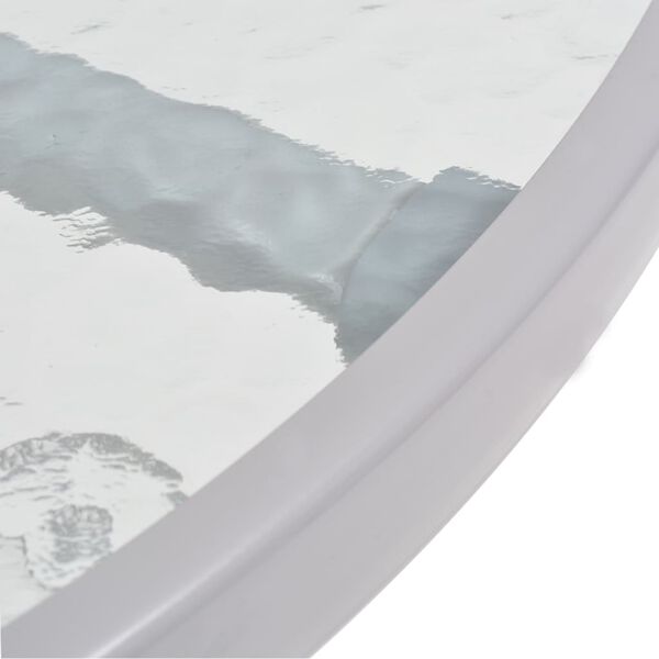 vidaXL Utendørs spisestue 6 deler stål og textilene grå