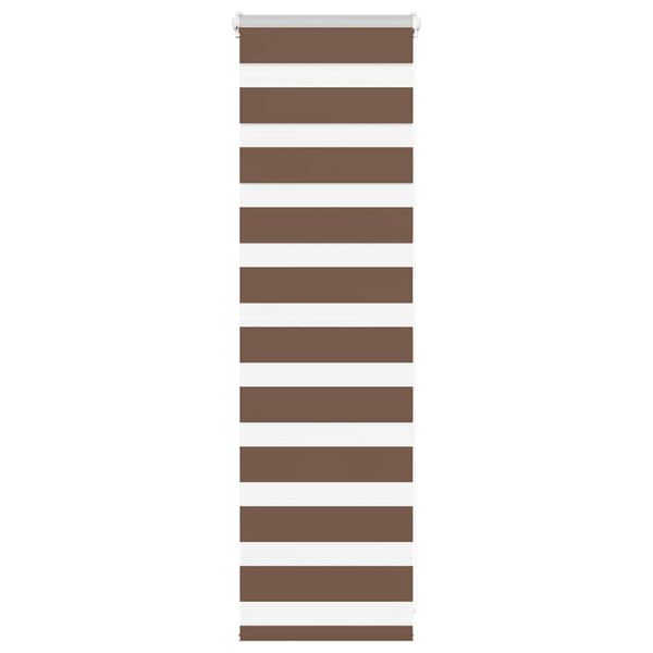 vidaXL Sebragardin brun 40x100 cm stoff bredde 35,9 cm polyester