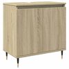 vidaXL Servantskap sonoma eik 58x33x60 cm konstruert tre