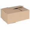 vidaXL Sammenleggbar boks 50 stk. Naturlig 25 x 17,5 x 10 cm Papp