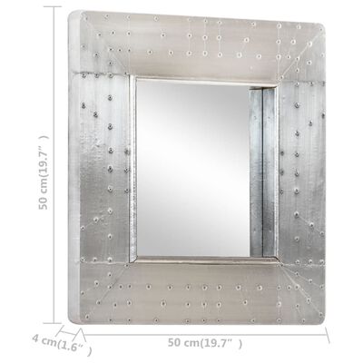 vidaXL Aviator-speil 50x50 cm metall