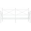 vidaXL Dagseng uten madrass hvit 90x200 cm st&aring;l