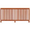 vidaXL Radiatordeksel voksbrun 169x19x84 cm heltre furu