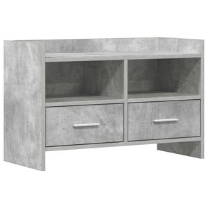 vidaXL TV-skap 71,5 x 33 x 47 cm Betonggr&aring; Konstruert tre