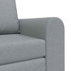 vidaXL Sammenleggbar Sofa seng Lysegr&aring; 98 x 71 x 83 cm stoff