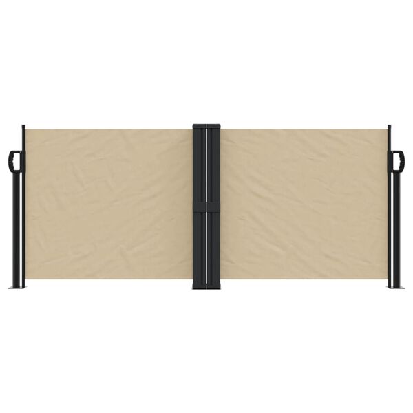 vidaXL Uttrekkbar sidemarkise 100x600 cm beige