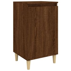 vidaXL Nattbord brun eik 40x35x70 cm konstruert tre