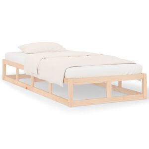 vidaXL Sengeramme 90x200 cm heltre